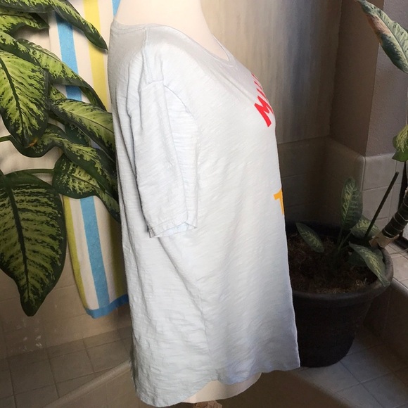 Old Navy Make Way for Today light blue tee - Picture 2 of 6